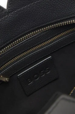 BOSS Revers small leather tote bag with belt detail