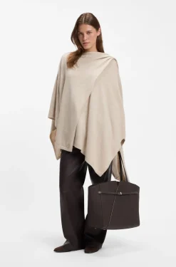 BOSS Revers tote bag in leather with belt detail