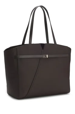 BOSS Revers tote bag in leather with belt detail