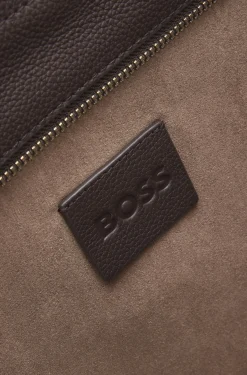 BOSS Revers tote bag in leather with belt detail