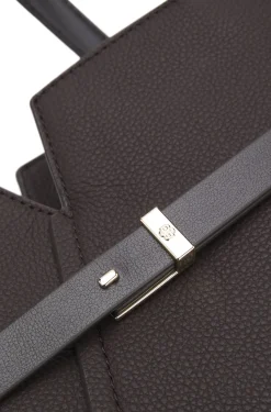 BOSS Revers tote bag in leather with belt detail