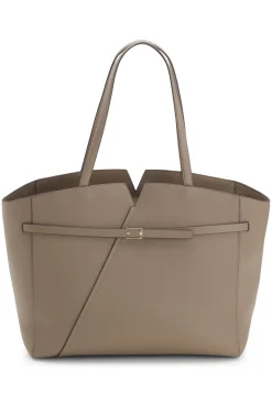 BOSS Revers tote bag in leather with belt detail