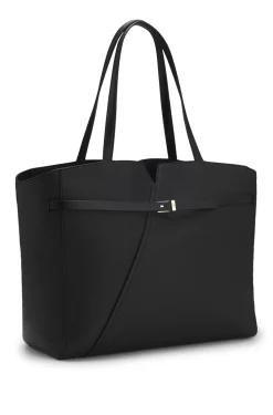 BOSS Revers tote bag in leather with belt detail