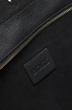 BOSS Revers tote bag in leather with belt detail