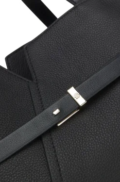 BOSS Revers tote bag in leather with belt detail