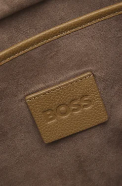 BOSS Revers tote bag in suede with belt detail