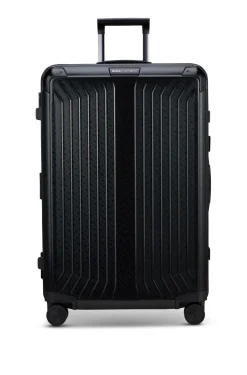 BOSS | Samsonite anodised-aluminium check-in suitcase with monograms