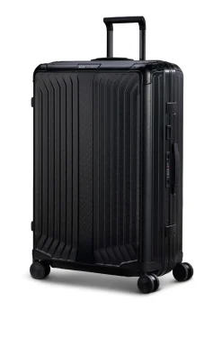 BOSS | Samsonite anodised-aluminium check-in suitcase with monograms