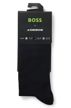 BOSS x ASSOS black lightly insulated cycling socks