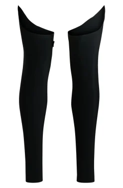 BOSS x ASSOS thermal leg warmers with logo details