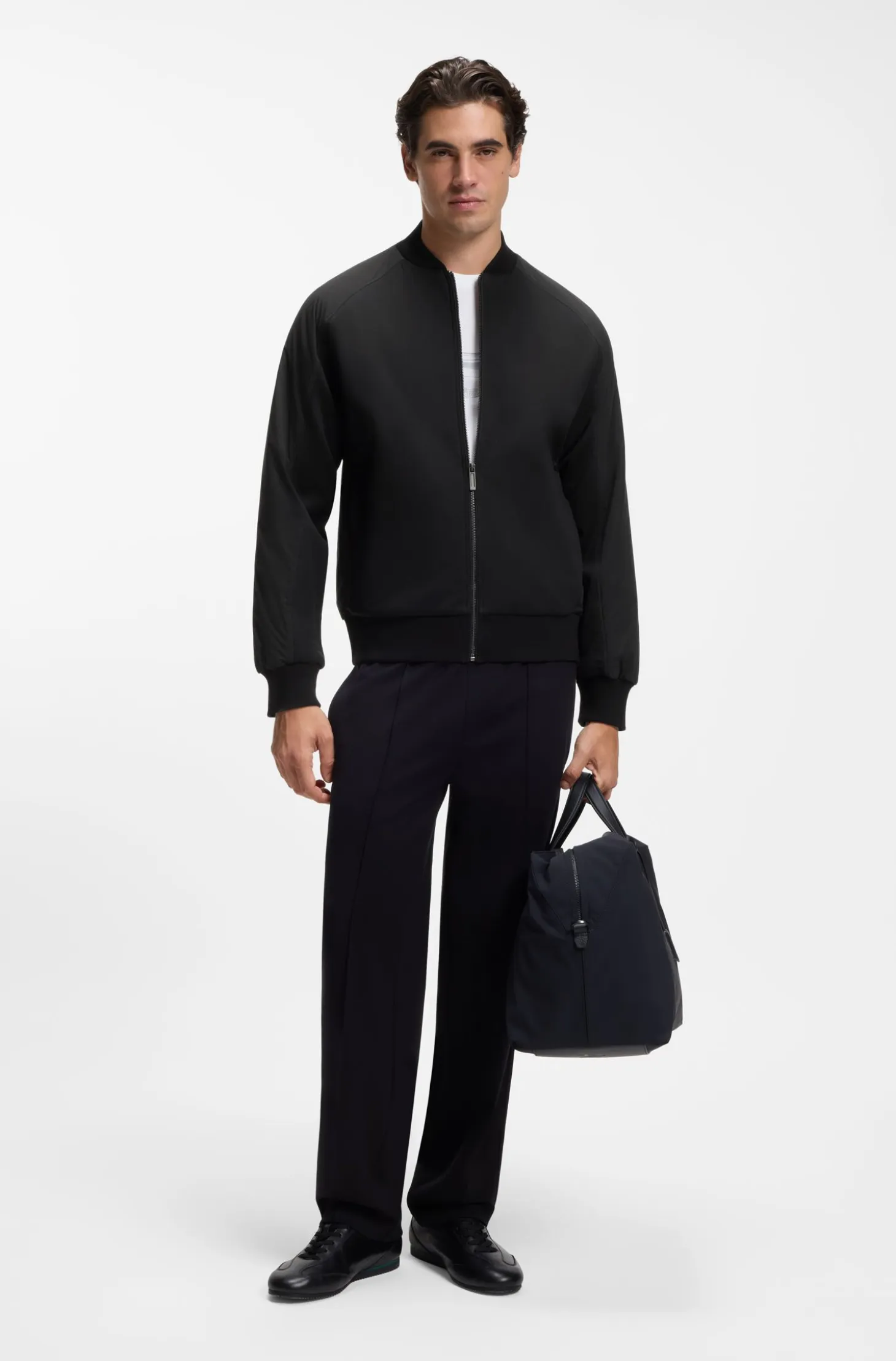 BOSS x ASTON MARTIN bomber-style jacket