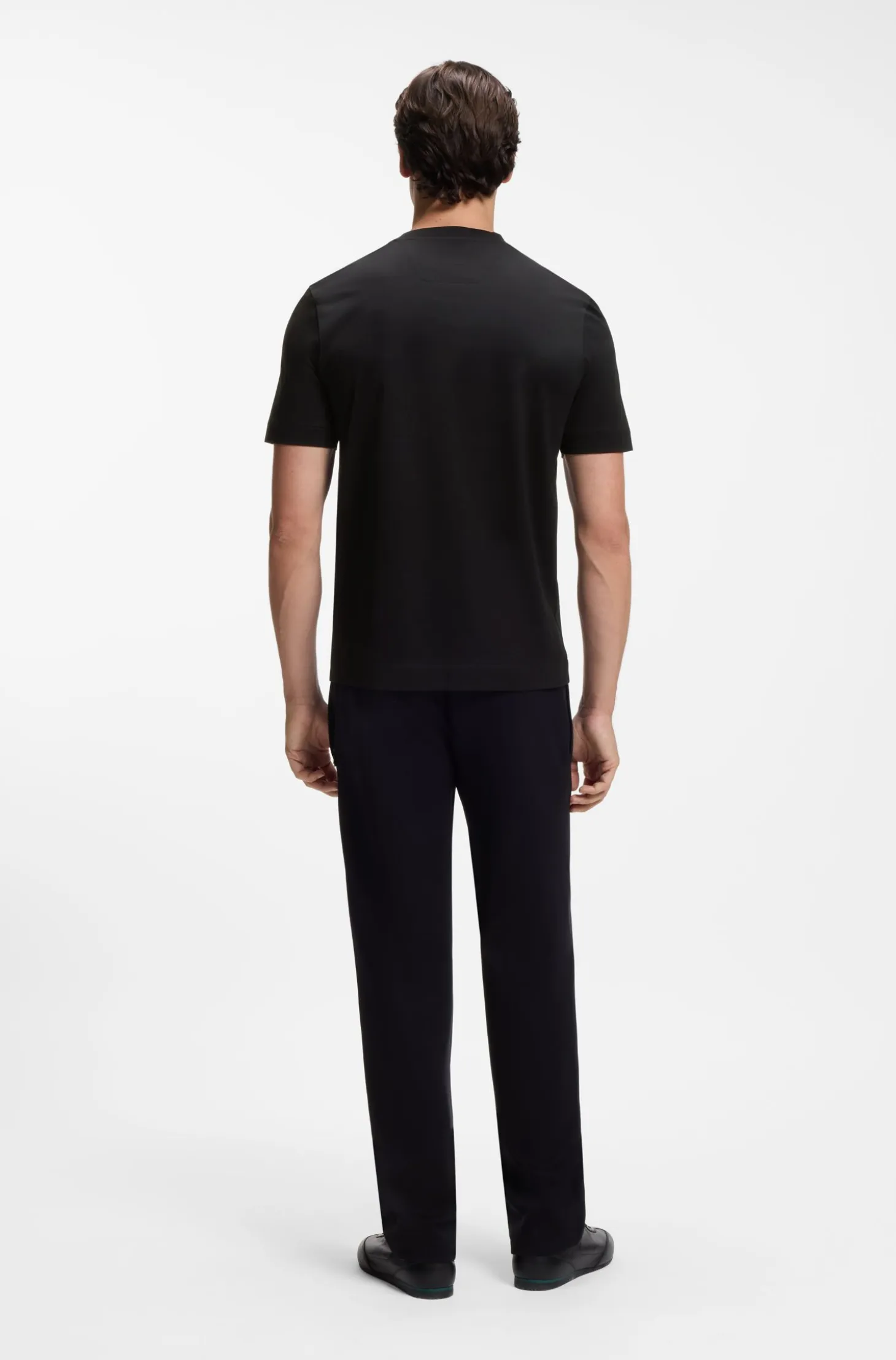 BOSS x ASTON MARTIN cotton T-shirt with car graphic