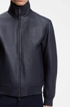 BOSS x ASTON MARTIN jacket in leather