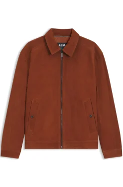BOSS x ASTON MARTIN jacket in suede