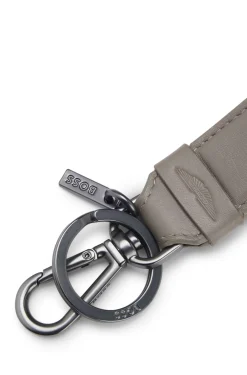 BOSS x ASTON MARTIN leather key ring