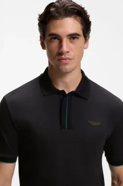 BOSS x ASTON MARTIN polo shirt in mercerised cotton