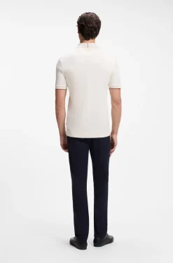BOSS x ASTON MARTIN polo shirt in mercerised cotton