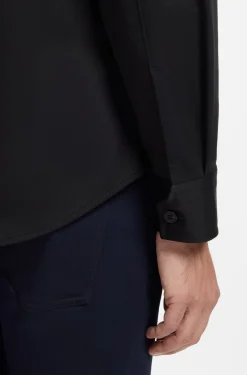 BOSS x ASTON MARTIN relaxed-fit overshirt in stretch cotton