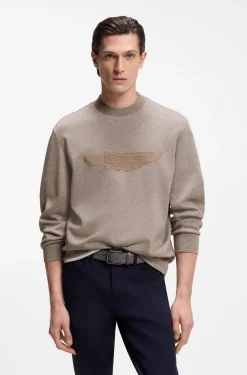 BOSS x ASTON MARTIN sweatshirt with wing detail