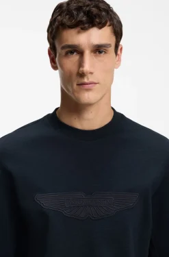 BOSS x ASTON MARTIN sweatshirt with wing detail