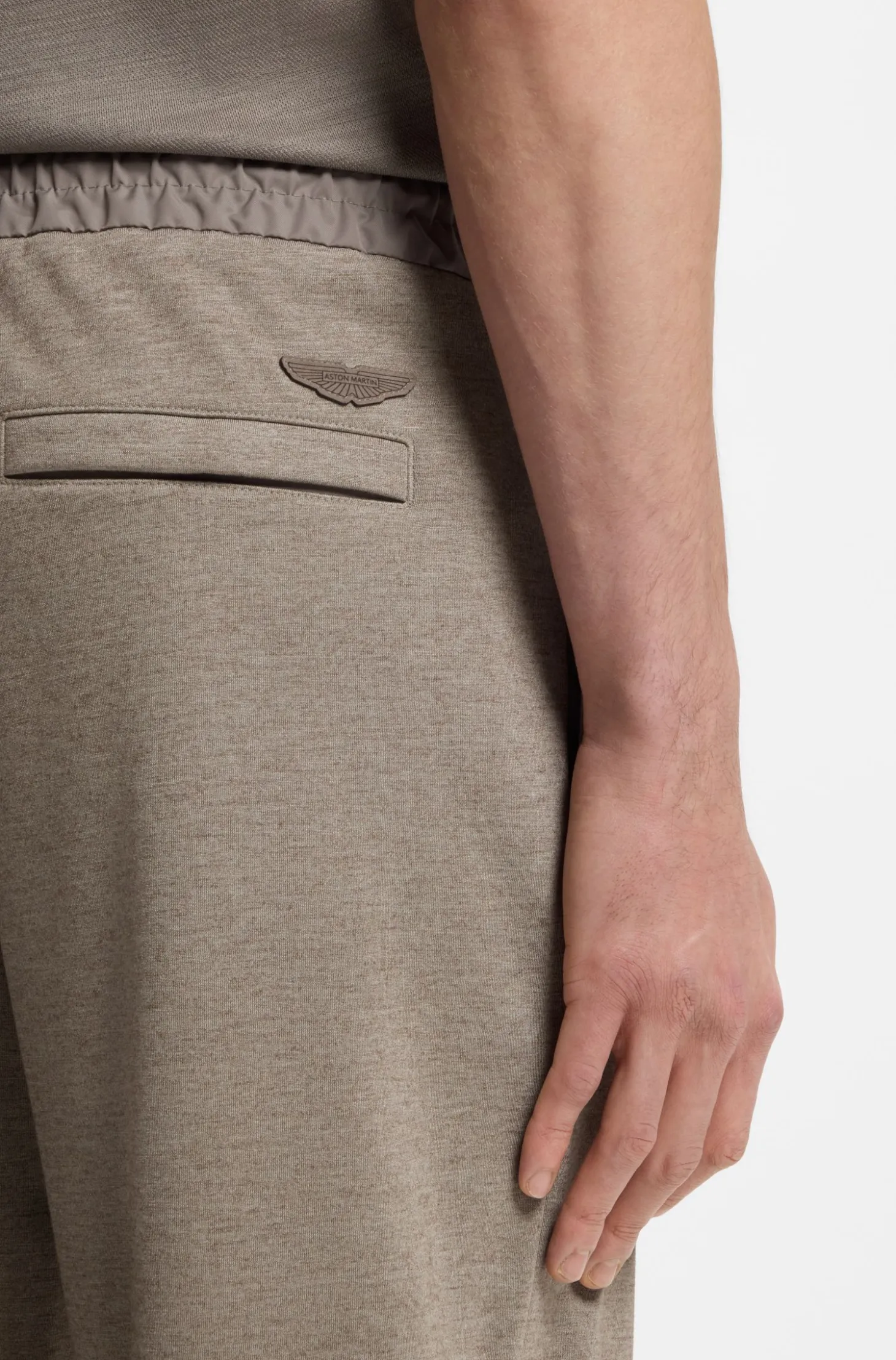 BOSS x ASTON MARTIN tracksuit bottoms with drawcord