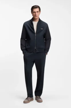 BOSS x ASTON MARTIN tracksuit bottoms with drawcord