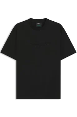 BOSS x ASTON MARTIN T-shirt in mercerised cotton