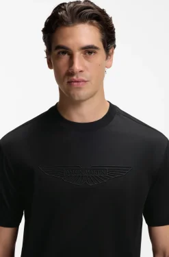 BOSS x ASTON MARTIN T-shirt in mercerised cotton