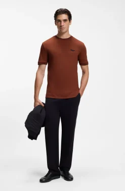 BOSS x ASTON MARTIN T-shirt in mercerised cotton