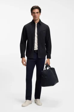 BOSS x ASTON MARTIN T-shirt in mercerised cotton jacquard
