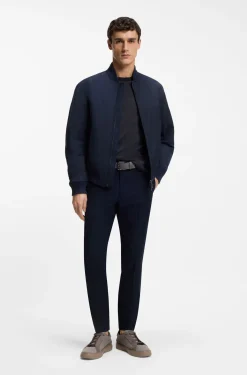 BOSS x ASTON MARTIN T-shirt in wool-cotton jacquard