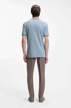 BOSS x ASTON MARTIN T-shirt in wool-cotton jacquard