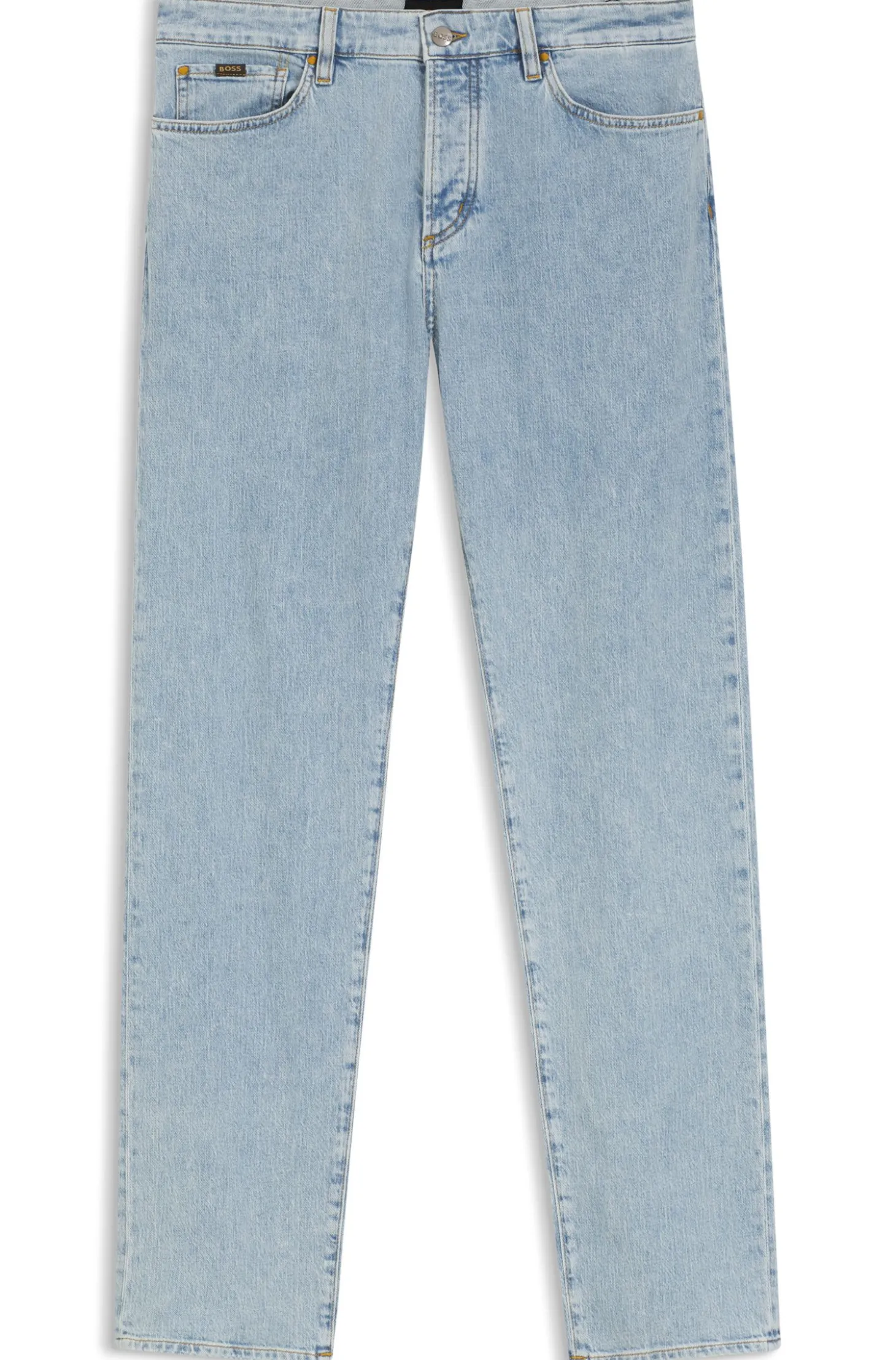 Bright-blue jeans in comfort-stretch denim