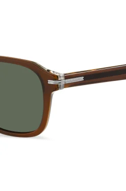 Brown-acetate sunglasses with gradient effect