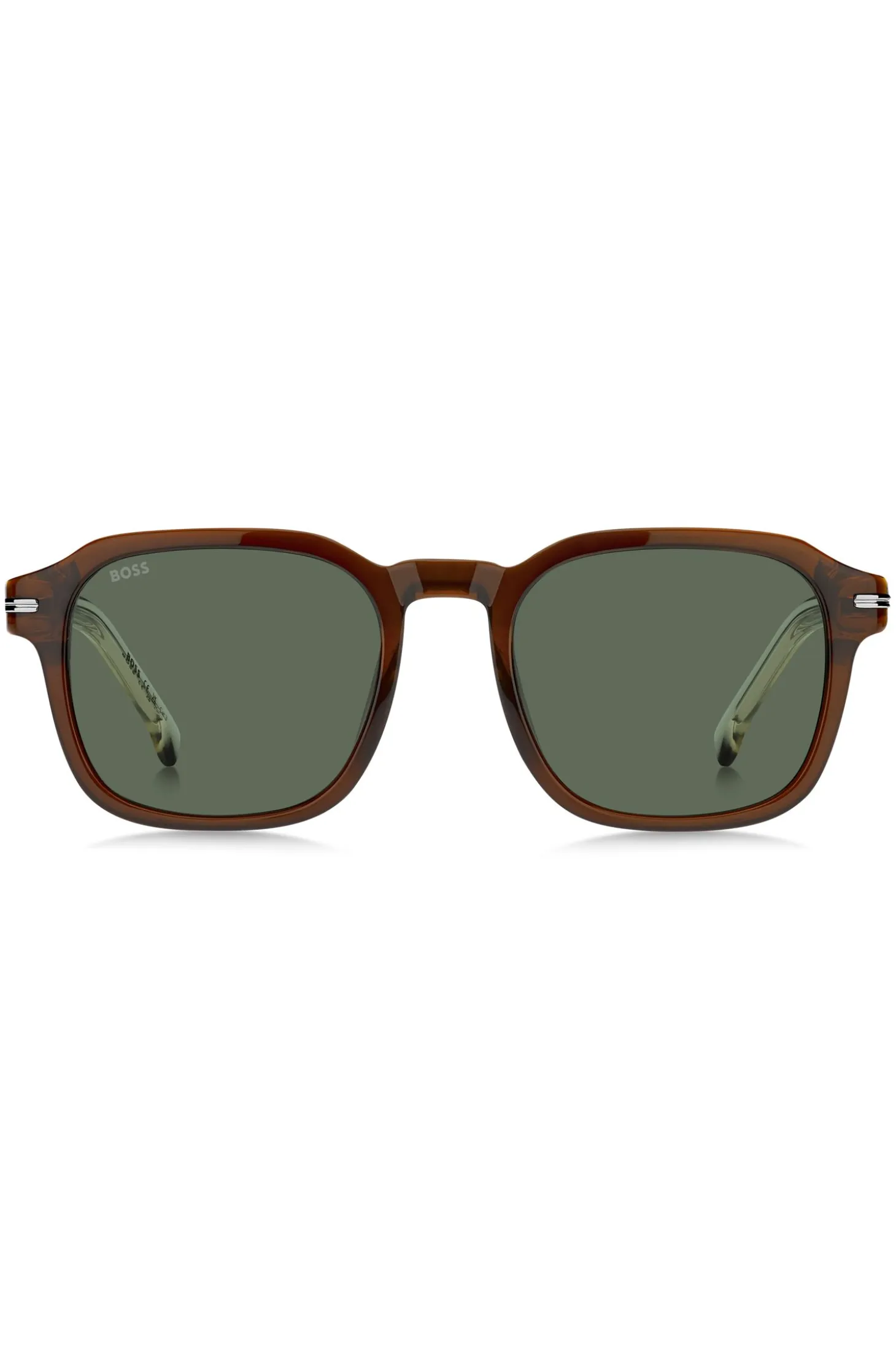 Brown-acetate sunglasses with gradient effect