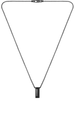 Brushed and polished necklace