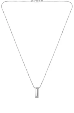 Brushed and polished necklace