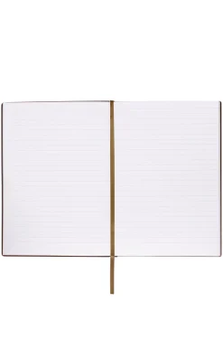 Burgundy A5 notebook with Double B monogram