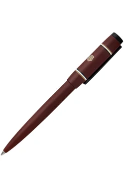 Burgundy ballpoint pen with Double B monogram