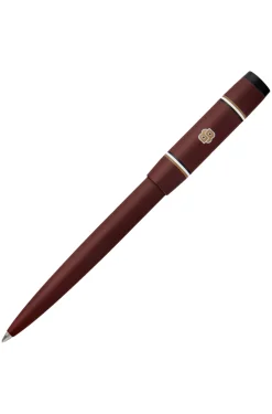 Burgundy ballpoint pen with Double B monogram