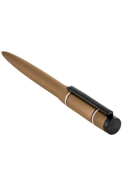 Camel-toned ballpoint pen with Double B monogram