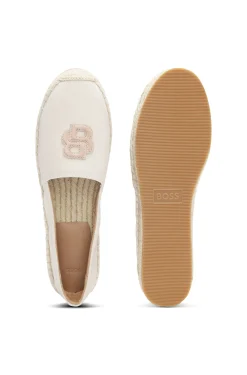 Canvas espadrilles with Double B monogram