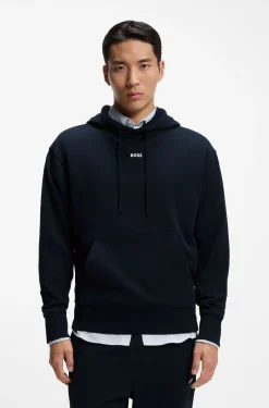 Casual cotton tracksuit set with a minimalist logo