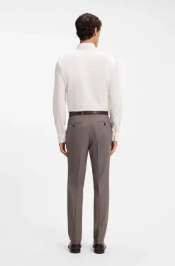Casual-fit heritage shirt in cotton poplin