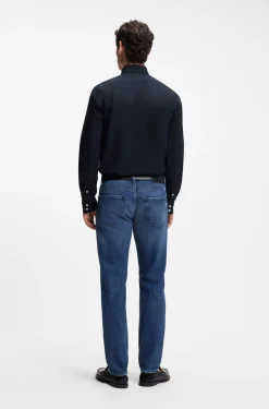 Casual-fit heritage shirt in cotton poplin