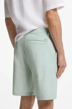 Chino-style shorts in cotton-rich twill