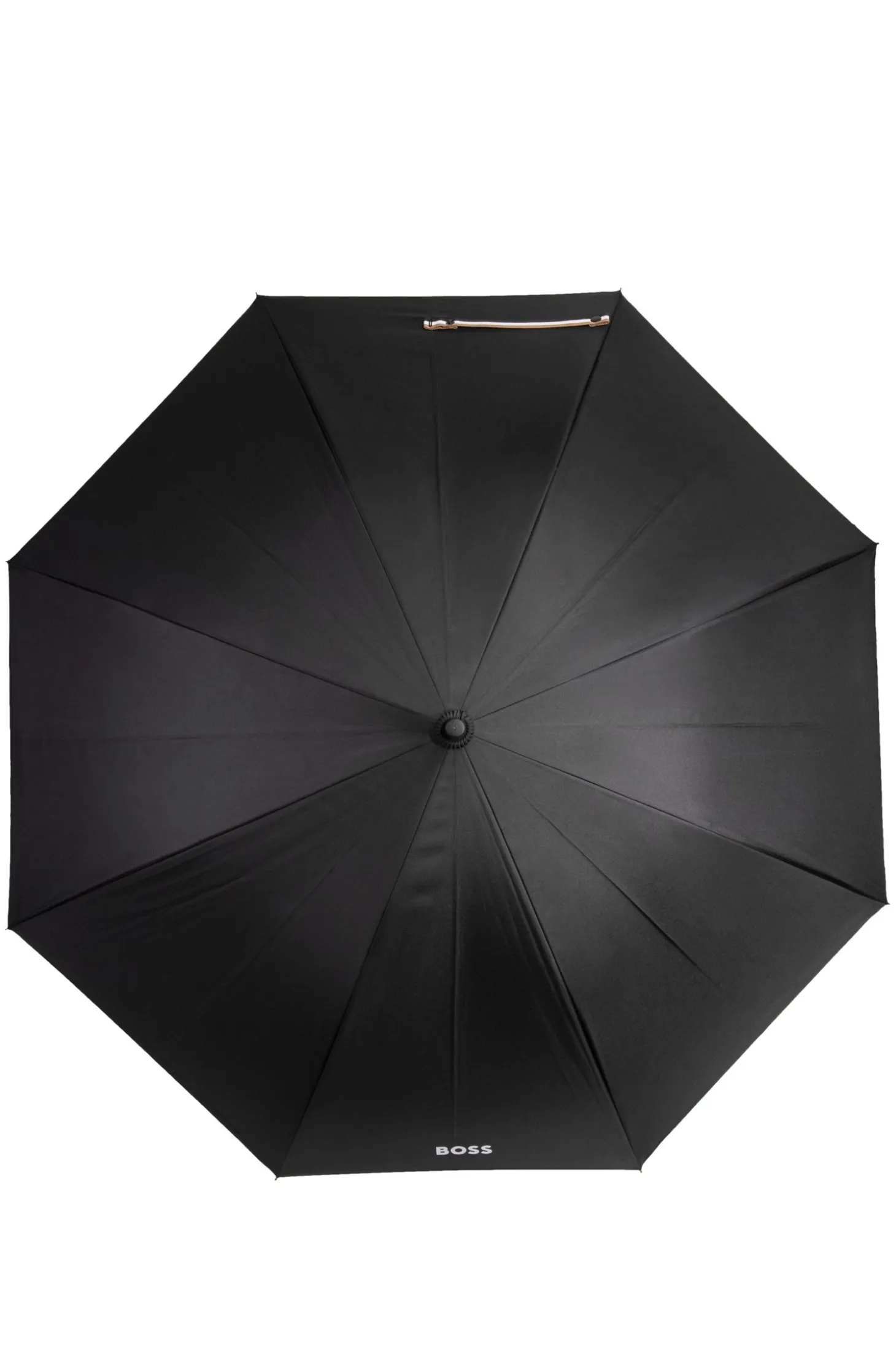 City umbrella with two-tone canopy