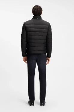 Classic padded jacket with a zip closure