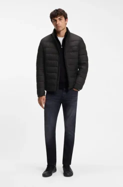 Classic padded jacket with a zip closure