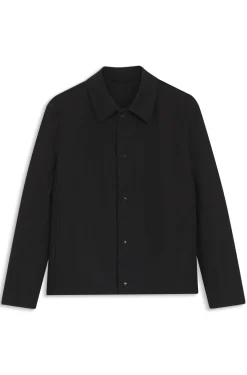 Coach jacket in double-faced cotton